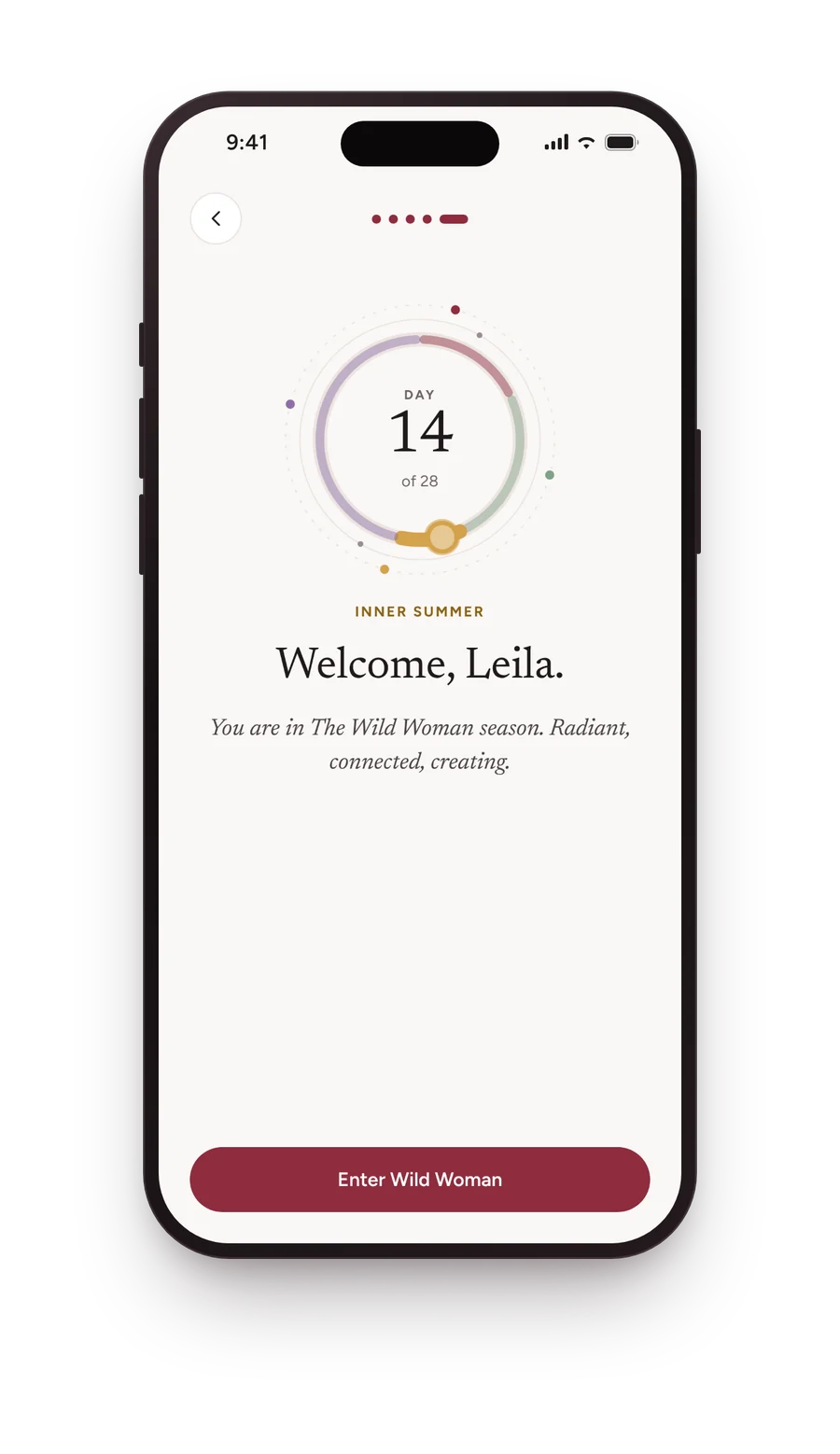 Welcome, Leila: day 14 of 28, Inner Summer, The Wild Woman season